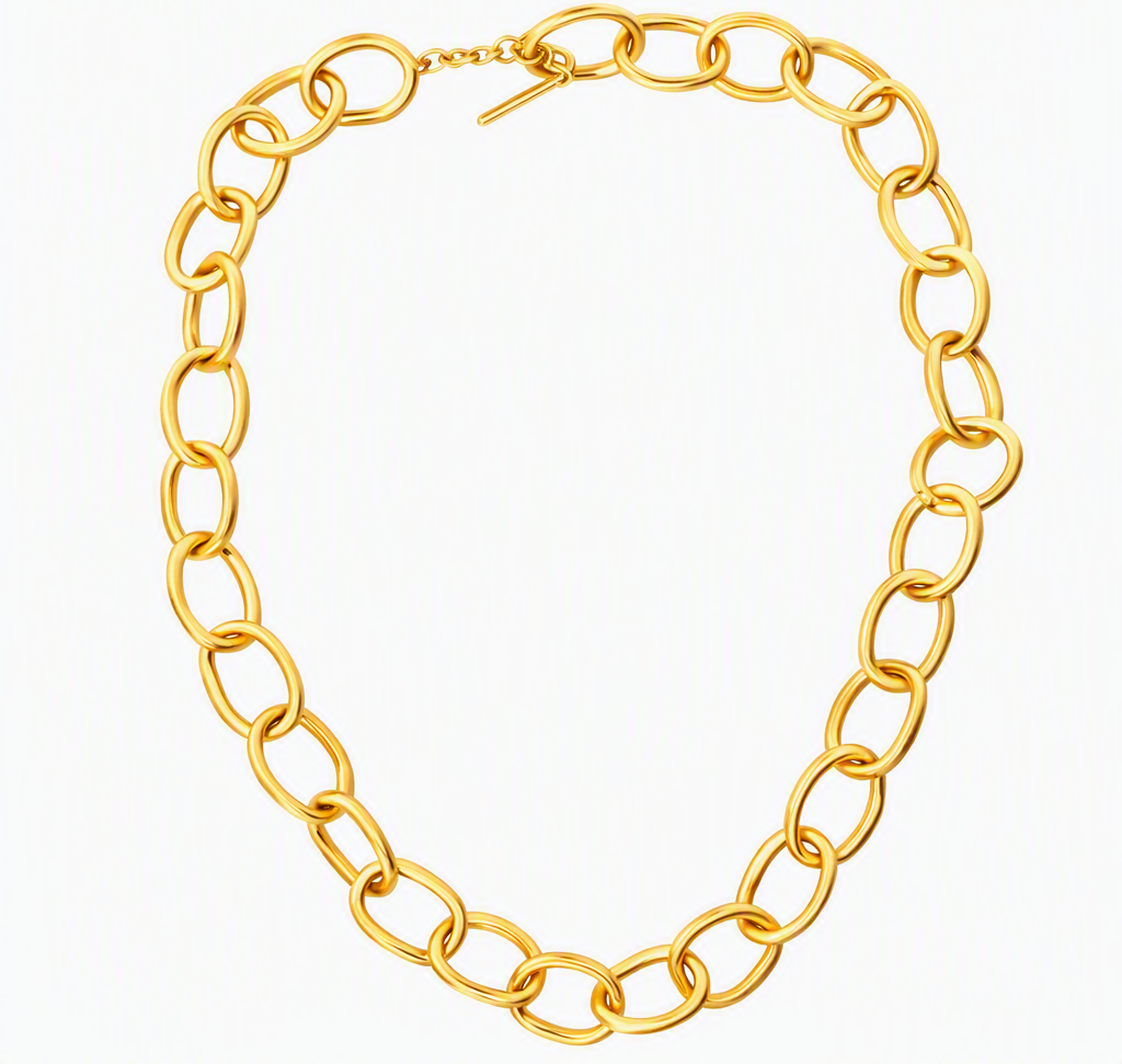 collar lnexa dorado largo
